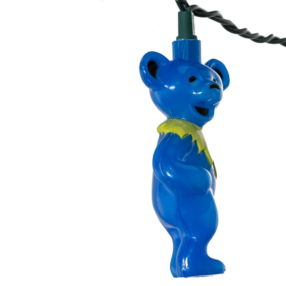 Kurt Adler UL 10-Light Grateful Dead Bears Light Set